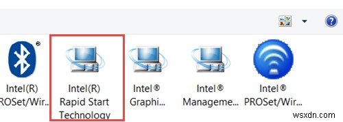 আপনার সিস্টেমে ইন্টেল র‌্যাপিড স্টার্ট টেকনোলজি সক্ষম করা আছে বলে মনে হচ্ছে না 
