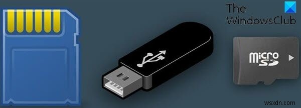 Windows 11/10-এ USB ড্রাইভ বা SD কার্ডে অনির্বাণ স্পেস ত্রুটি ঠিক করুন 