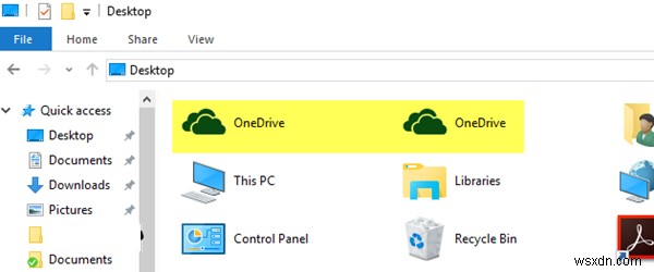 Windows 11/10-এ Explorer-এ OneDrive ফোল্ডার ডুপ্লিকেট করুন 