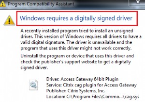 উইন্ডোজ ফিক্স করার জন্য একটি ডিজিটাল স্বাক্ষরিত ড্রাইভার ত্রুটি প্রয়োজন 
