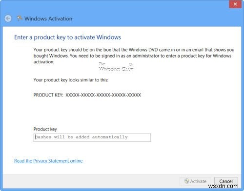 Windows 10 অ্যাক্টিভেশন ত্রুটি কোড 0x8007007B ঠিক করুন 