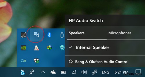 Windows 10-এ স্টার্টআপে HPAudioswitchLC.vbs স্ক্রিপ্ট ফাইল খুঁজে পাওয়া যাচ্ছে না 