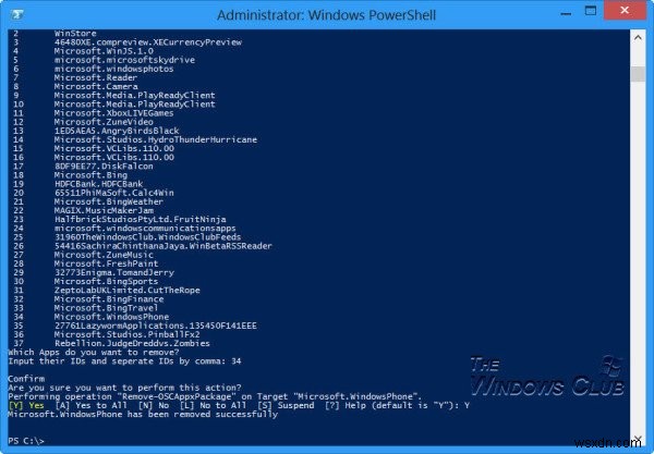 PowerShell স্ক্রিপ্ট ব্যবহার করে সমস্ত Windows স্টোর অ্যাপ সম্পূর্ণরূপে সরান বা আনইনস্টল করুন 