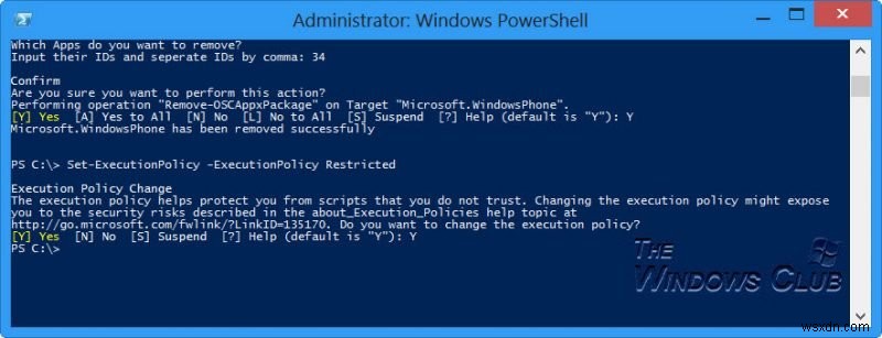 PowerShell স্ক্রিপ্ট ব্যবহার করে সমস্ত Windows স্টোর অ্যাপ সম্পূর্ণরূপে সরান বা আনইনস্টল করুন 