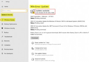 উইন্ডোজ 10-এ উইন্ডোজ আপডেট এবং নিরাপত্তা সেটিংস 