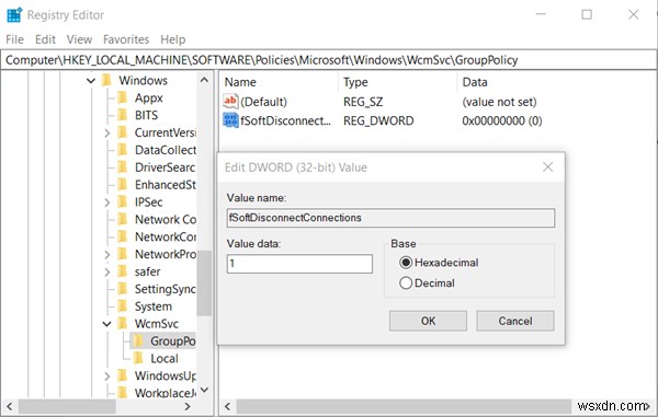 Windows 10-এ একটি নেটওয়ার্ক থেকে একটি কম্পিউটারের সংযোগ বিচ্ছিন্ন করুন সফ্ট অক্ষম বা সক্ষম করুন 