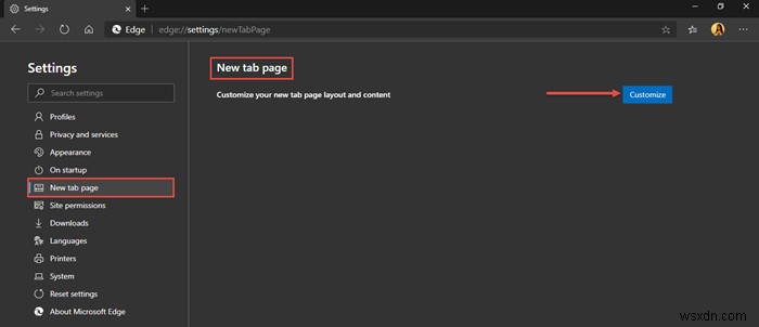মাইক্রোসফ্ট এজ নতুন ট্যাব পৃষ্ঠাটি কীভাবে কাস্টমাইজ করবেন 