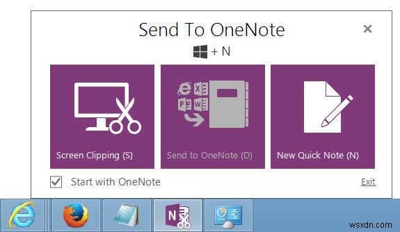 Windows PC-এ OneNote-এ পাঠান অক্ষম বা সরান 