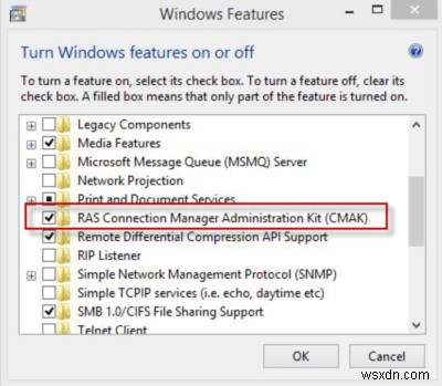 Windows 10 আপগ্রেড করার পরে CMAK-ভিত্তিক VPN কাজ করছে না 