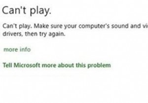 Windows 10-এ Xbox Music, Movies &Groove, TV, WMP অ্যাপে 0xc00d11d1 (0xc00d4e86) ত্রুটি 