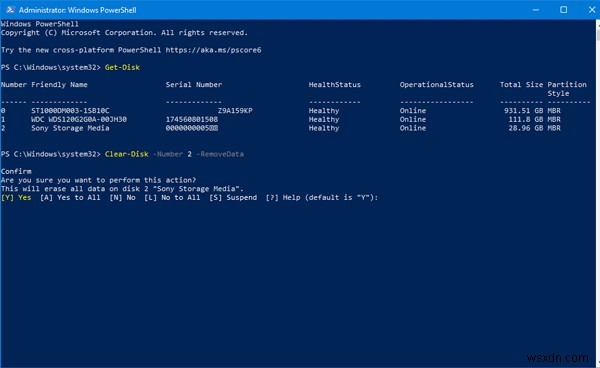 কিভাবে Windows PowerShell ব্যবহার করে এক্সটার্নাল হার্ড ড্রাইভ বা USB ড্রাইভ ফরম্যাট করবেন 