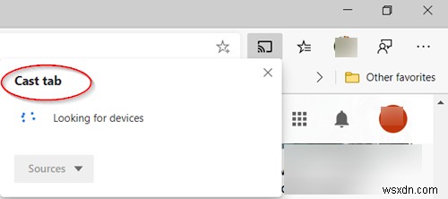 Windows 10 এ এজ ব্রাউজারে ডিভাইসে কাস্ট মিডিয়া অক্ষম বা সক্ষম করুন 