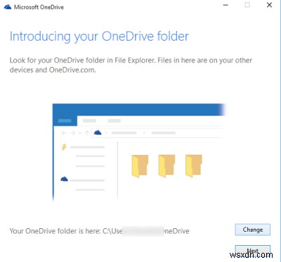 Windows 11/10-এ OneDrive ফোল্ডারের অবস্থান সরান বা পরিবর্তন করুন 