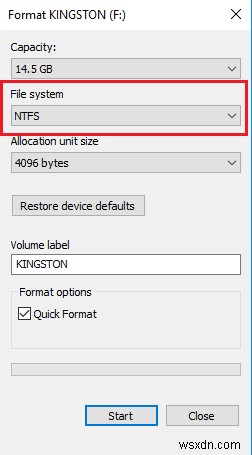 Windows 10-এ অপারেশন সম্পূর্ণ করার জন্য পর্যাপ্ত ডিস্ক স্থান নেই 