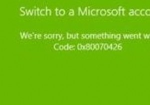 আপনার অ্যাকাউন্টটি এই Microsoft অ্যাকাউন্টে পরিবর্তন করা হয়নি, কোড 0x80070426 