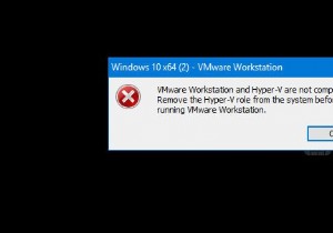 ভিএমওয়্যার ওয়ার্কস্টেশন এবং হাইপার-ভি সামঞ্জস্যপূর্ণ নয় 