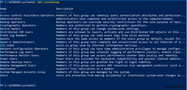 কিভাবে Windows PowerShell ব্যবহার করে স্থানীয় ব্যবহারকারী এবং গোষ্ঠী পরিচালনা করবেন 