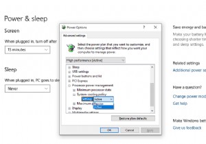 প্রসেসরের জন্য সিস্টেম কুলিং নীতি পরিবর্তন করুন - প্যাসিভ বা সক্রিয় 