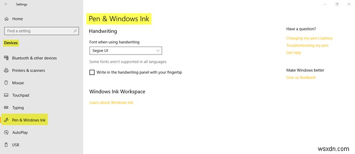 Windows 10 ডিভাইস সেটিংস:প্রিন্টার, ব্লুটুথ, মাউস, ইত্যাদি, সেটিংস পরিবর্তন করুন 