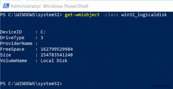 হার্ড ড্রাইভ সম্পর্কে তথ্য জানতে Windows PowerShell কিভাবে ব্যবহার করবেন 