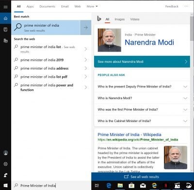 Cortana ওয়েব প্রিভিউ Windows 10 এ কাজ করছে না 