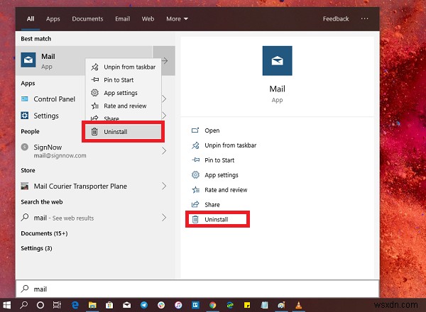উইন্ডোজ 10 এ কীভাবে মেল অ্যাপ আনইনস্টল করবেন 