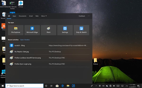 Windows 10 v1903 মে 2019 নতুন বৈশিষ্ট্যের তালিকা আপডেট করুন 