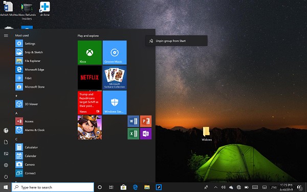 Windows 10 v1903 মে 2019 নতুন বৈশিষ্ট্যের তালিকা আপডেট করুন 