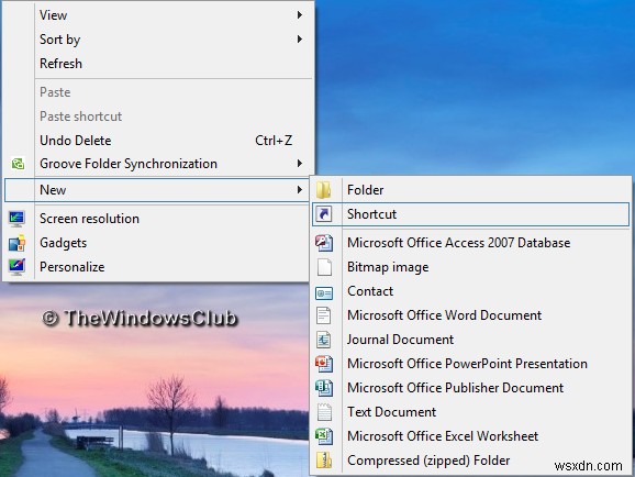 Windows 10-এ একটি ডেস্কটপ শর্টকাট ব্যবহার করে অ্যাপ্লিকেশন ফোল্ডার অ্যাক্সেস এবং লঞ্চ করুন 