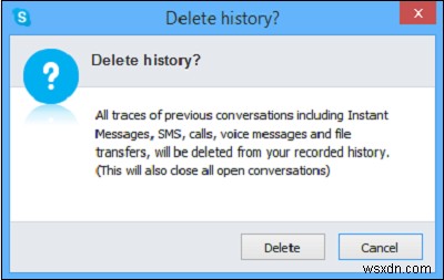 কীভাবে স্কাইপ ইতিহাস পরিচালনা, মুছুন, নিষ্ক্রিয় করবেন 