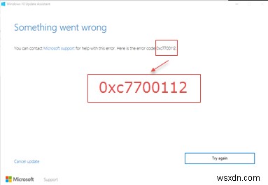 Windows 10 আপগ্রেড ত্রুটি কোড 0xc7700112 ঠিক করুন 