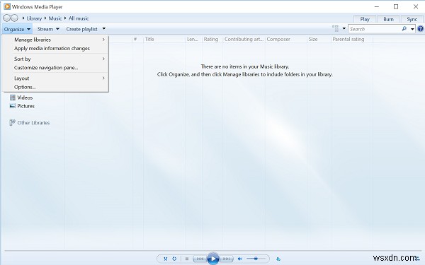 Windows 10-এ Windows Media Player-এ ভিডিও স্ট্রিমিং গতি বাড়ান 