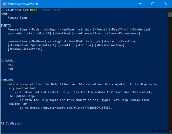 কমান্ড প্রম্পট কমান্ড এবং PowerShell এর জন্য তাদের সমতুল্য কমান্ড 