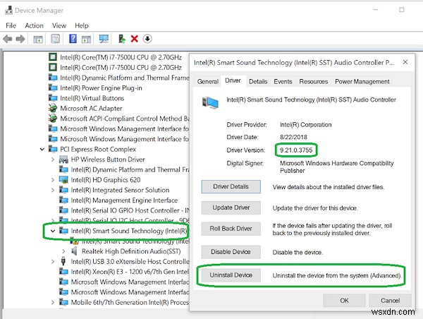Windows 10 v1809 কিছুর জন্য ব্লু স্ক্রীন এবং ব্রেক অডিও ঘটায় 