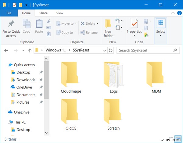 $SysReset ফোল্ডার কী এবং উইন্ডোজ 10-এ $SysReset ফোল্ডার কীভাবে মুছবেন 