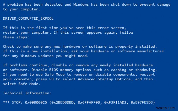 Windows 10-এ DRIVER_CORRUPTED_EXPOOL ত্রুটি ঠিক করুন 