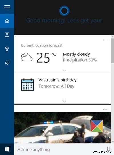 Windows 10 এ Cortana সক্ষম করুন এবং সেট আপ করুন 