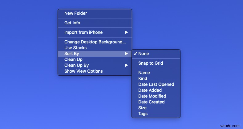 Mojave Desktop Stacks এবং অন্যান্য কৌশল সহ একটি Mac ডেস্কটপ পরিষ্কার করুন 