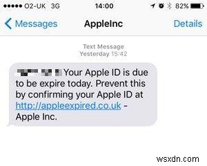 সতর্কতা:আপনার অ্যাপল আইডির মেয়াদ শেষ হতে চলেছে আজ একটি ফিশিং স্ক্যাম৷ 