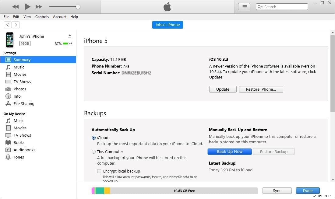 PC/Mac-এ iOS 13 চলমান iPhone ব্যাকআপ এবং পুনরুদ্ধার করুন 