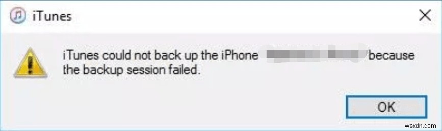 iTunes ব্যাকআপ সেশন ব্যর্থ হয়েছে? 6টি প্রমাণিত সমাধান দিয়ে এটি ঠিক করুন 