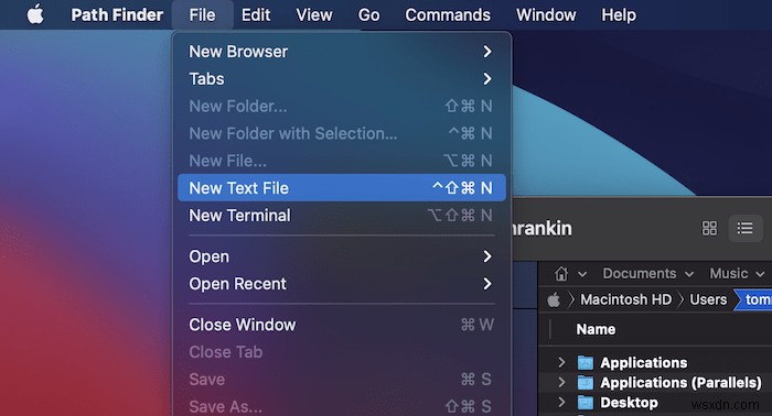 আপনার ম্যাকের যেকোনো ফোল্ডারে একটি নতুন ফাঁকা টেক্সট ফাইল তৈরি করার 4টি উপায় 