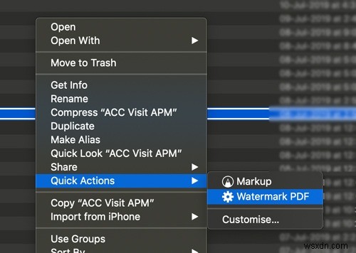 MacOS-এ দ্রুত অ্যাকশন ব্যবহার করে পিডিএফ পৃষ্ঠাগুলিকে কীভাবে ওয়াটারমার্ক করবেন 