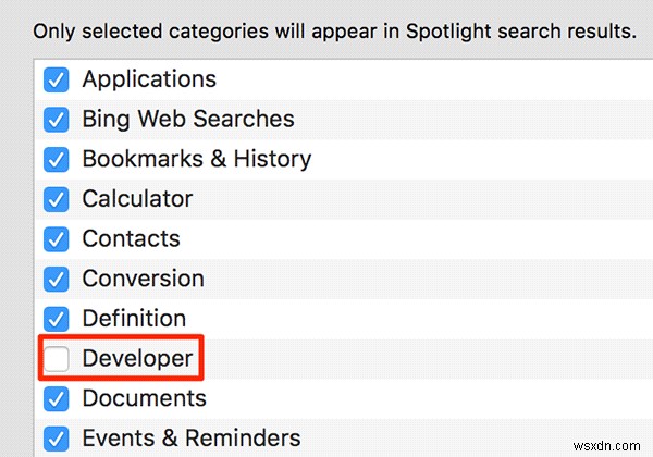 আপনার ম্যাকের স্পটলাইট থেকে বিকাশকারী অনুসন্ধানের ফলাফলগুলি কীভাবে বাদ দেওয়া যায় 