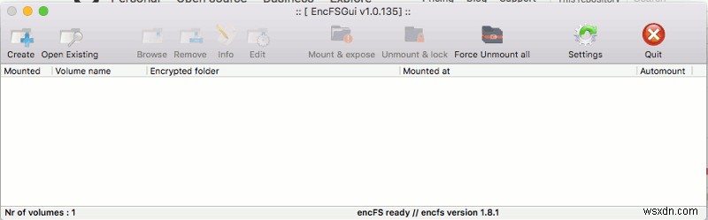EncFSGui এর সাথে Mac OS X-এ সহজেই একটি এনক্রিপ্ট করা ফোল্ডার তৈরি করুন এবং মাউন্ট করুন 