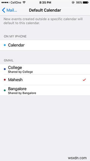 কিভাবে OS X এবং iOS-এ ডিফল্ট ক্যালেন্ডার সেট করবেন 