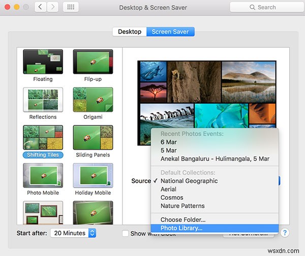 আপনার ম্যাকে স্ক্রিন সেভার হিসাবে একটি ফটো লাইব্রেরি কীভাবে সেট করবেন 