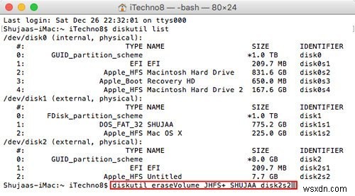 কিভাবে OS X-এ একটি বাহ্যিক ড্রাইভ ফর্ম্যাট করবেন 