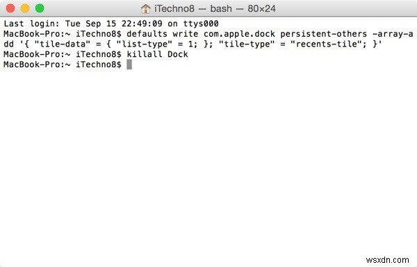 কিভাবে OS X-এ আপনার ডকে একটি সাম্প্রতিক আইটেম স্ট্যাক যুক্ত করবেন 