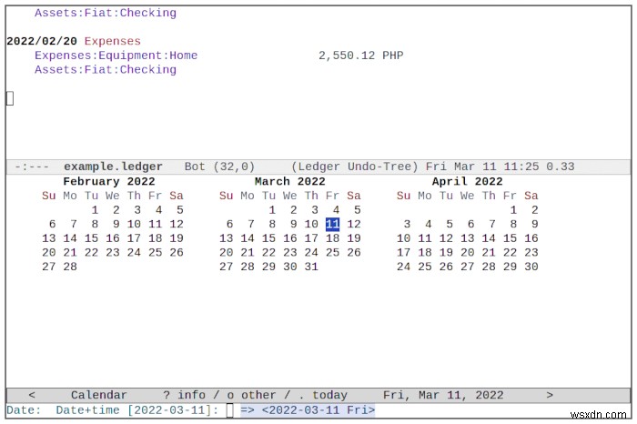 Emacs-এ লেজার মোড দিয়ে কীভাবে আপনার অর্থ পরিচালনা করবেন 